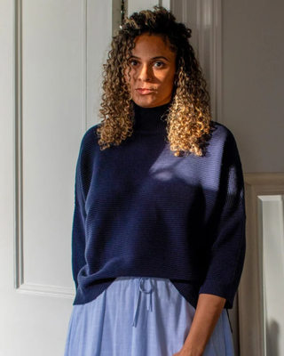 Chalk | Vicki Jumper | Navy